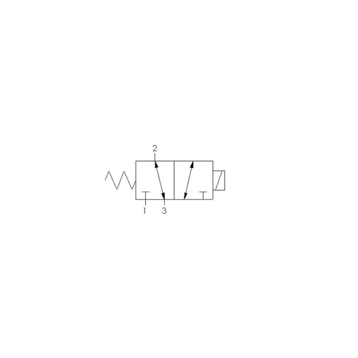 Valve, 3-Way NC Universal, SST, 24VDC