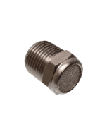 Exhaust Muffler, 3/8"NPT, Brass Plated