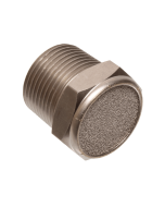 Exhaust Muffler, 3/4"NPT, Brass Plated