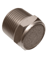 Exhaust Muffler, 1"NPT, Brass Plated