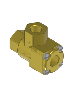 Shuttle Valve (3/8" NPT), Brass
