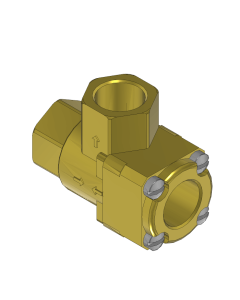 Shuttle Valve (1/2" NPT), Brass