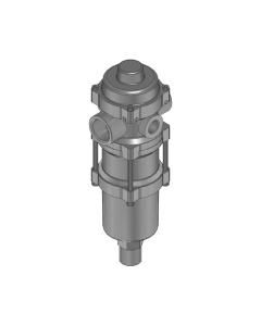 NACE Filter w/Auto Drain,, 1/2"NPT, 25 micron, SST