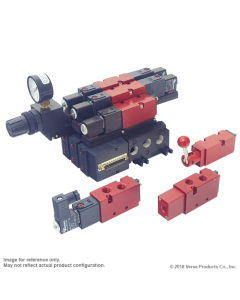 Valve, 4-Way, Alum, 120V60Hz