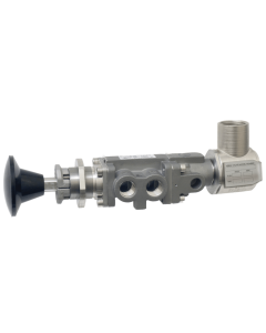 Valve, 3-Way, SST, 24VDC