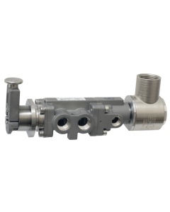Valve, 3-Way, SST, 120V60Hz