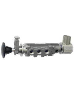 Valve, 4-Way, SST, 12VDC