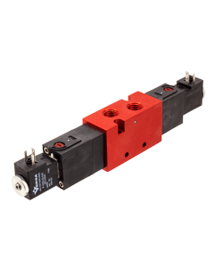 Valve, 4-Way, Alum, 24VDC