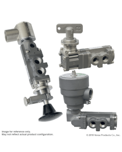 Valve, 3-Way, SST, 48VDC