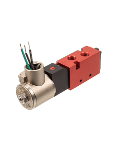 Valve, 4-Way, Alum, 24VDC