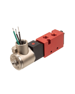 Valve, 4-Way, Alum, 24VDC