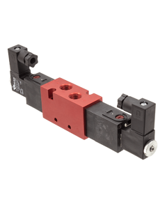 Valve, 4-Way, Alum, 24VDC