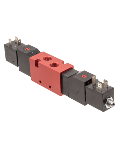 Valve, 4-Way, Alum, 24VDC