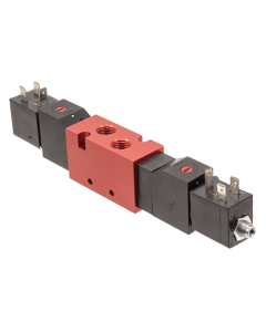 Valve, 4-Way, Alum, 12VDC
