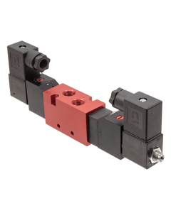 Valve, 4-Way, Alum, 24VDC