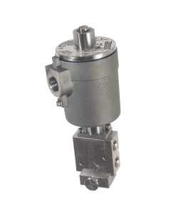 Valve, 3-Way NC Universal, SST, 24VDC