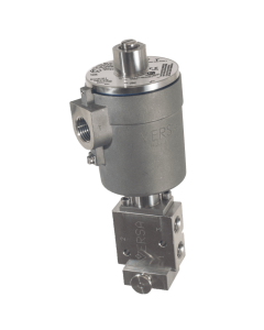 Valve, 3-Way NC Universal, SST, 24VDC