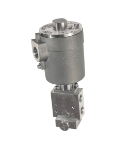 Valve, 3-Way NC Universal, SST, 120V60Hz