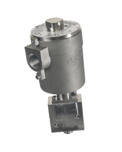 Valve, 3-Way NC Universal, SST, 120V60Hz