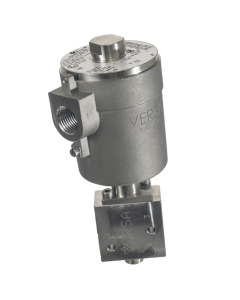 Valve, 3-Way NC Universal, SST, 125VDC