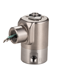 Valve, 3-Way, SST, 12VDC