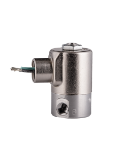 Valve, 3-Way, SST, 120V60Hz