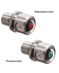 Status indicator, SST, green - pressurized, red - depressurized