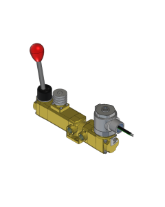 Valve, 3-Way, Brass, 125VDC