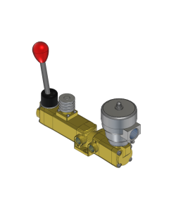 Valve, 3-Way, Brass, 24VDC