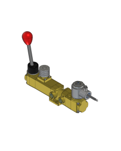 Valve, 3-Way, Brass, 24VDC