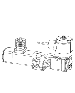 Valve, 3-Way, Brass, 24VDC