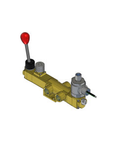 Valve, 3-Way, Brass, 12VDC