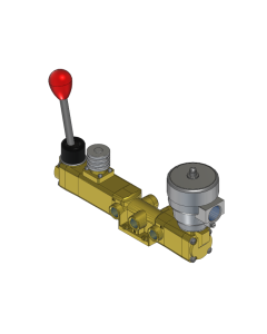 Valve, 4-Way, Brass, 110V50Hz