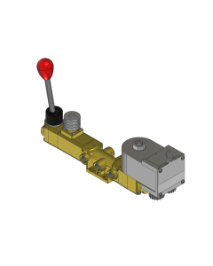 Valve, 4-Way, Brass, 24VDC