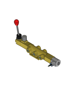 Valve, 4-Way, Brass, 24VDC