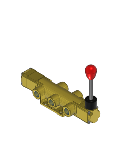 Valve, 4-Way, Brass