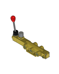 Valve, 4-Way, Brass