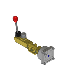 Valve, 3-Way, Brass
