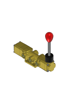Valve, 4-Way, Brass