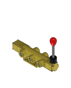 Valve, 4-Way, Brass