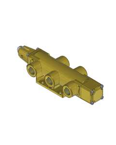 Valve, 4-Way, Brass
