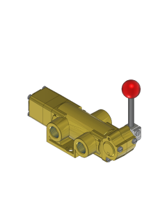 Valve, 3-Way, Brass