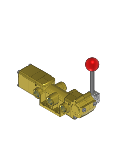 Valve, 4-Way, Brass