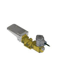Valve, 4-Way, Brass, 120V60Hz