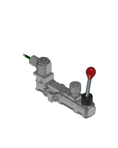 Valve, 3-Way, SST, 120V60Hz