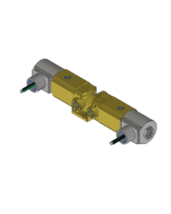 Valve, 3-Way, Brass, 120V60Hz