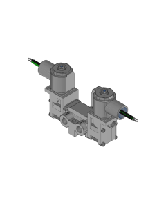 Valve, 3-Way, SST, 12VDC