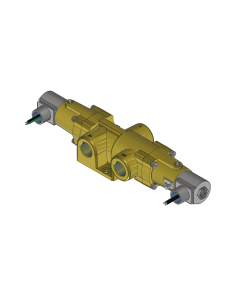 Valve, 3-Way, Brass, 12VDC