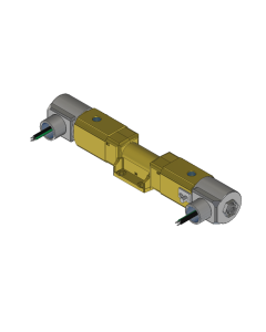 Valve, 4-Way, Brass, 120V60Hz