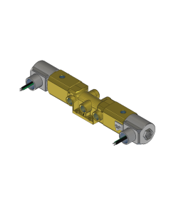 Valve, 4-Way, Brass, 120V60Hz